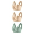 thumbnail image 1 of Timegard Womens Plus Size Bras No Underwire Full Coverage Mesh Breathable Comfort Everyday Bralette, 1 of 2
