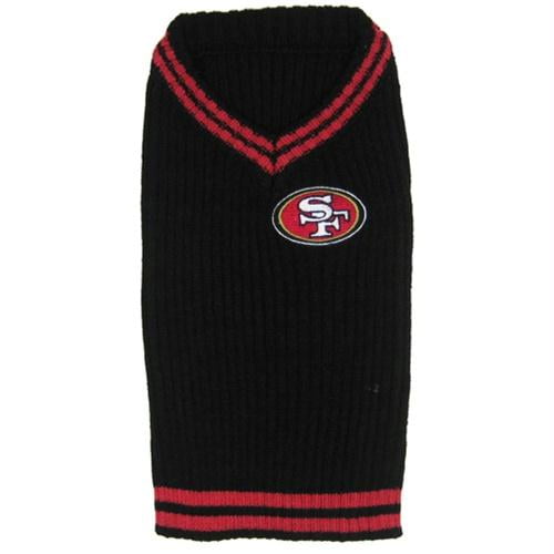 San Francisco 49ers Dog Sweater - Large 