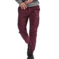 thumbnail image 2 of Luiryar Cargo Pants for Men Cotton Joggers Casual Slim Fit Tactical Pants with Multi Pockets, 2 of 8