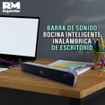thumbnail image 4 of Barra De Sonido Bocina Inteligente Inalámbrica De Escritorio gris, 4 of 6