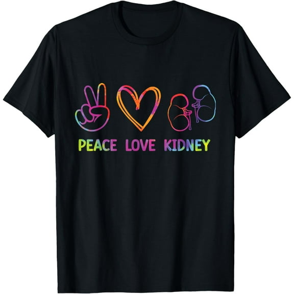 Tie Dye Kidney Transplant Organ Recipient Survivor Donor T-Shirtmen and women can wear, black, white, gifts.S,M,L,XL,2XL,3XL,2424XL
