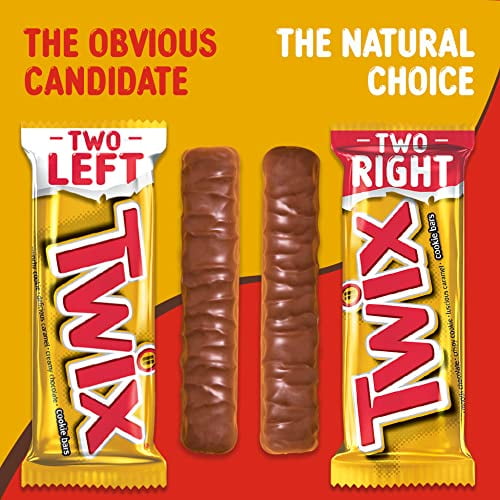 Twix Caramel Cookie Full Size Bulk Chocolate Candy Bars - 36ct