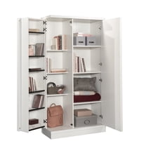 Sauder Merton Hall Storage Cabinet, White finish