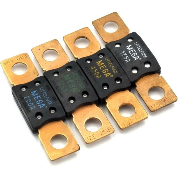 1pcs 40A 50A 60A 80A 100A 125A 175A 150A 200A 250A 300A 400A MEGA Fuse Auto Fuse Car Boat Motorcycle Blade Fuses