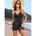 thumbnail image 4 of Women'S -over Skirt One-Piece Swimsuit Tummy Control Swim Dresses Skirt Bathing Suit, 4 of 8