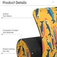 thumbnail image 4 of Yayeee Faucet Mat for Kitchen Sink 30" Diatomite Long Splash Guard Pad, Yellow Sardines Pattern, 2 Pack, 4 of 7