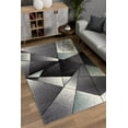 thumbnail image 2 of Rug Branch Contemporary Geometric  Grey Blue Indoor Area Rug - 4x6, 2 of 8