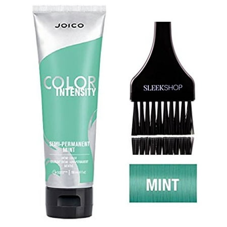 Semi Tint - Joico Color Intensity Semi-Permanent Creme Hair Color (w/ Sleek Tint-Brush) Dye - Mint