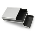 thumbnail image 2 of Metal Cigarette Case Aluminium Cigar Cover，Flip-top 20pcs(Silver), 2 of 5