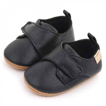 

Clearance Sale Baby Girls Classical Pu leather Shoes Solid Anti-Slip Soft Soled Spring Autumn Toddler Kid Children First Walker
