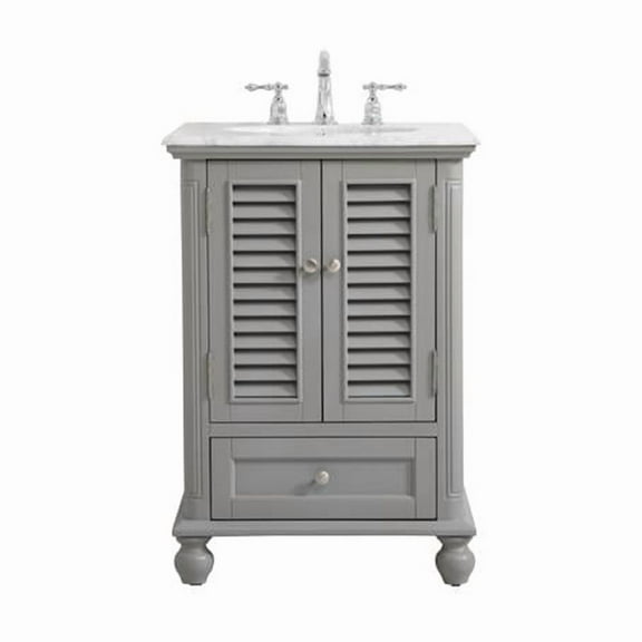 42 in. Single Bathroom Vanity, Grey