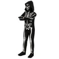 thumbnail image 5 of ATTBEA Unisex Jumpsuit - Scary Black and White Halloween Jumpsuit Costume compatible for cos like Skeleton, 5 of 6