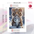 thumbnail image 2 of Animal 5D DIY Picture Rhinestones Tiger Mosaic Set Embroidery Full Square Round Handicraft, 30*40cm, Frame not included.,4202, 2 of 5