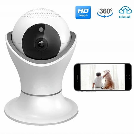 SUNZEO WiFi IP Camera 1080P HD Wireless Camera Baby Pet Monitor Surveillance Home Security Camera Nanny IP Cam Pan/Tilt Motion Detection Two-Way Audio Night Vision Wireless IP