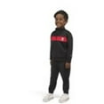thumbnail image 2 of Champion Toddler Boys 2-Piece Active Track Set- Black- Size 3T, 2 of 3