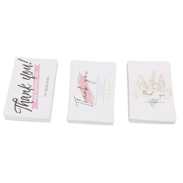 Cardstock Paper, Blank Postcards Small Size Clear Patterns 90 Pieces