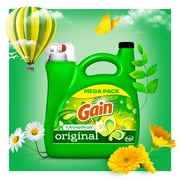 Gain Liquid Laundry Detergent, Original Scent, 184 fl oz, 128 Loads