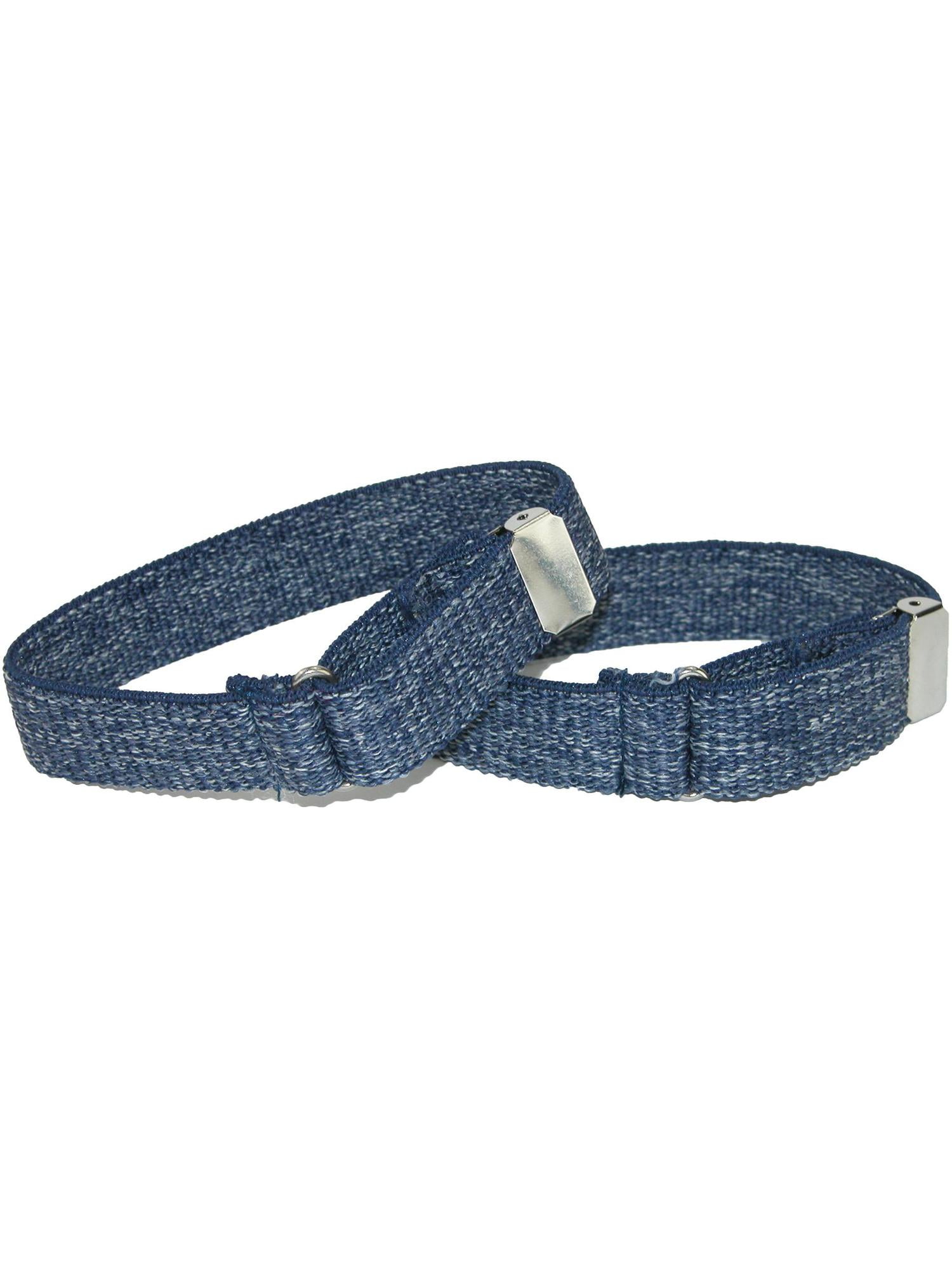 CTM CTM® Elastic Denim Adjustable Armband Sleeve Garter (Men's