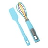 Tasty Silicone Mini Spatula and Whisk Baking Kitchen Gadgets Set, Tasty Blue