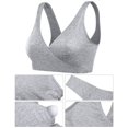 thumbnail image 2 of Women Maternity Nursing Sleep Bra Pregnant Women's Underwear Sleep Bra Postpartum Cross Breastfeeding Bra Cotton Breastfeeding Bralette, 2 of 7