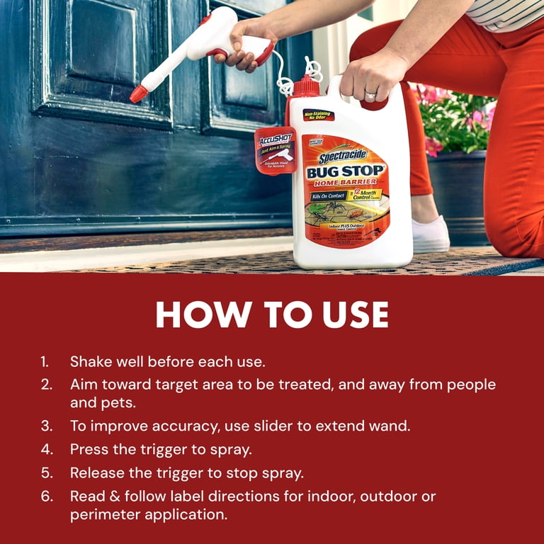cigarette bug spray Beetle Spectracide Bug Stop Home Barrier