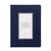 Pen+Gear 12-Month Monthly Planner, Navy Blue, 6.5" x 9", July 2024-June 2025
