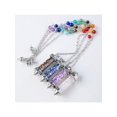 thumbnail image 1 of 1pc 7 Chakra Natural Quartz Gravel Drift Bottle Spirit Pendulum Reiki Healing Crystal Divination Pendant Energy Bead For Women Men, 1 of 1