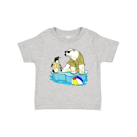 

Inktastic Penguin and Polar Bear Iceberg Beach Bums Boys or Girls Baby T-Shirt