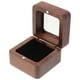 thumbnail image 5 of Caja cuadrada para anillos dobles, para ceremonia de boda, compromiso, de madera, 5 of 7