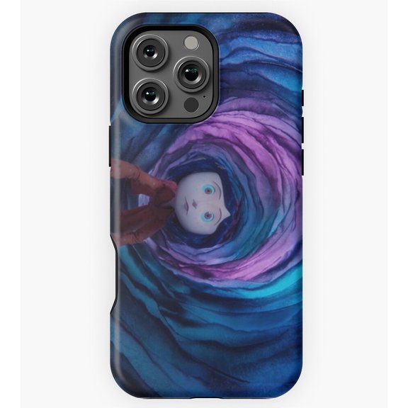 Coraline Button Eyes Movie Art GA1552 Phone Case for iPhone 11 to 17 Pro Max