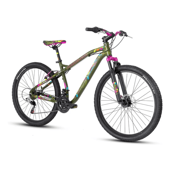 BICICLETA R.26 MERCURIO RANGER DIM 21V. VDE/ROSA/AZUL 2020