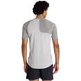 thumbnail image 2 of New Balance Mens Asym Top Right T-Shirt Grey L, 2 of 5