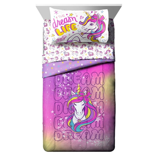 Jojo Siwa Dream Unicorn Kids Bed in a Bag Bedding Set ...