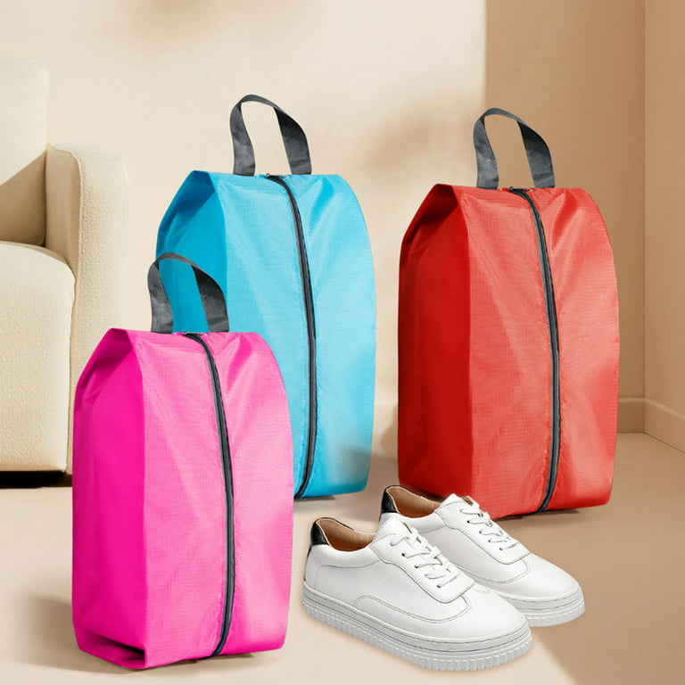 YUNx Travel Shoe Storage Bag with Handle Large Capacity Easy to Carry  Zipper Closure Breathable Dustproof Gym Training Yoga Shoes Storage  Organizer