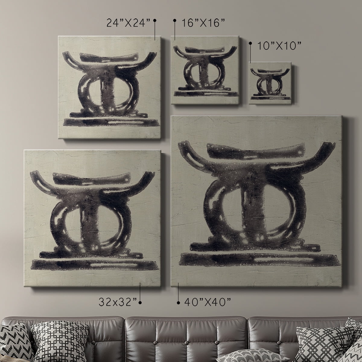 Wexford Home The Seven Principles II-Premium Gallery Wrapped Canvas, 10" x 10" - Ready to Hang