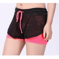 thumbnail image 2 of ameIAEA Women 2 in 1 Running Shorts Elastic Waisted Athletic Shorts Gym Workout Shorts with Liner, 2 of 6