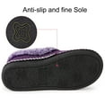 thumbnail image 5 of EverFoams Ladies' Luxury Wool Memory Foam Slippers with Fluffy Faux Fur Collar and Indoor Outdoor Sole, 5 of 6