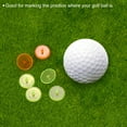 thumbnail image 5 of Uxcell 24mm Round Transparent Plastic Golf Ball Markers for Flat Position Mark Blue 50 Pack, 5 of 5