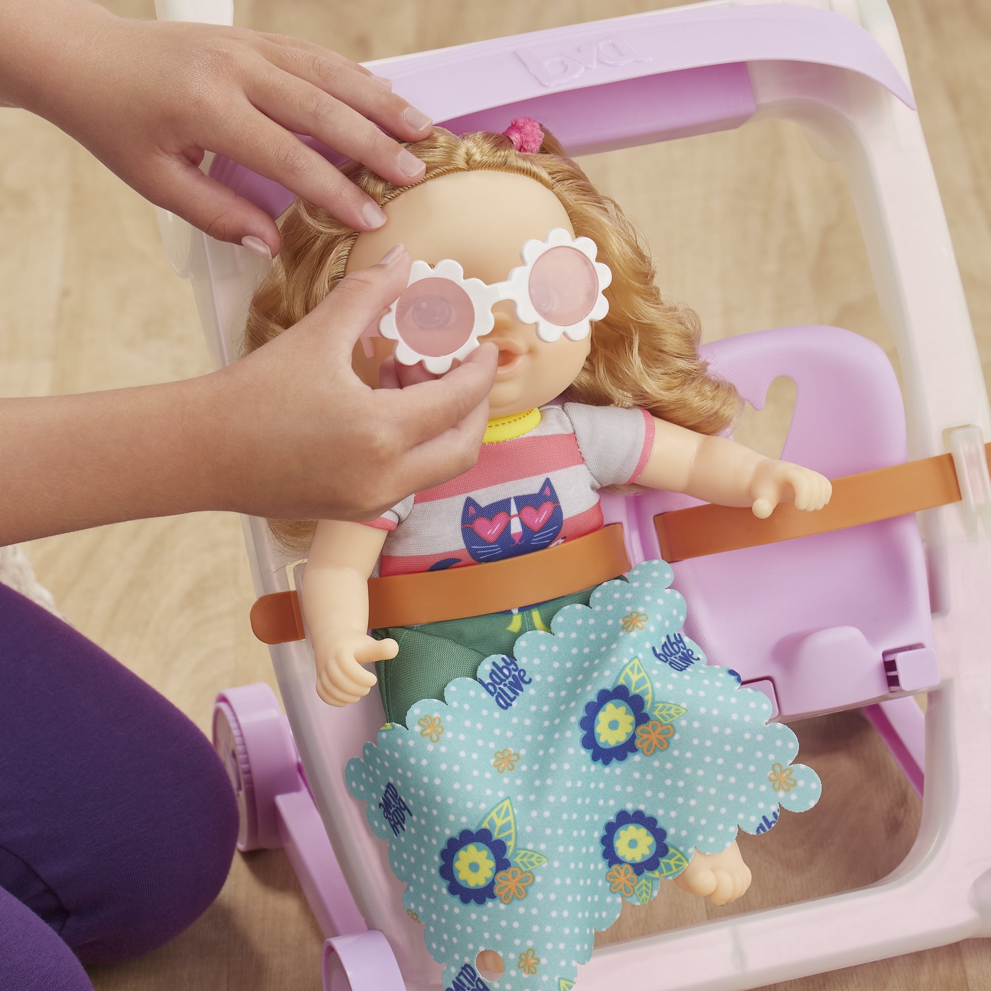 baby alive kick stroller