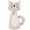 Beige Yellow Cat, variant on Cute Animals Decorative Door Stoppers, Soft Durable Fabric Weighted Interior Wall Protector for Home & Office, Anti Collision Heavy Duty Compact Floor Decor Book Stopper