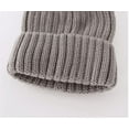 thumbnail image 5 of Wool Knit Cuff Short Fisherman Beanie for Men Women, Winter Warm Hats, 5 of 5