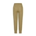 thumbnail image 6 of Azrian Fashion Casual Pants for Womens,Women Casual Trousers High Waist Drawstring With Multi-Pockets Long Pants, 6 of 7