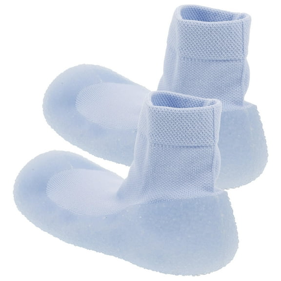 Raindrops 1 Pair Gymnastics Shoes For Girls Sky Blue Fabric Minimalist Indoor Shoes