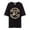 Black, variant on Men's Fashion Star Themed Printed Short Sleeved Casual And Comfortable T Shirt For Daily Wear And Street Style