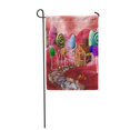 thumbnail image 1 of SIDONKU Colorful Candy Sugar Land Pink Landscape House Garden Flag Decorative Flag House Banner 28x40 inch, 1 of 1