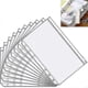 thumbnail image 1 of A5 Size Binder Pockets, Plastic Binder 6 Holes Zip Folder A, 1 of 5