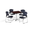 thumbnail image 4 of OFM PKG-BRK-054-0013 Breakroom Package Featuring 36 in. Square Flip Top Multi-Purpose Table with Four Multi-Use Stack Vinyl Seat & Back Chairs, 4 of 5
