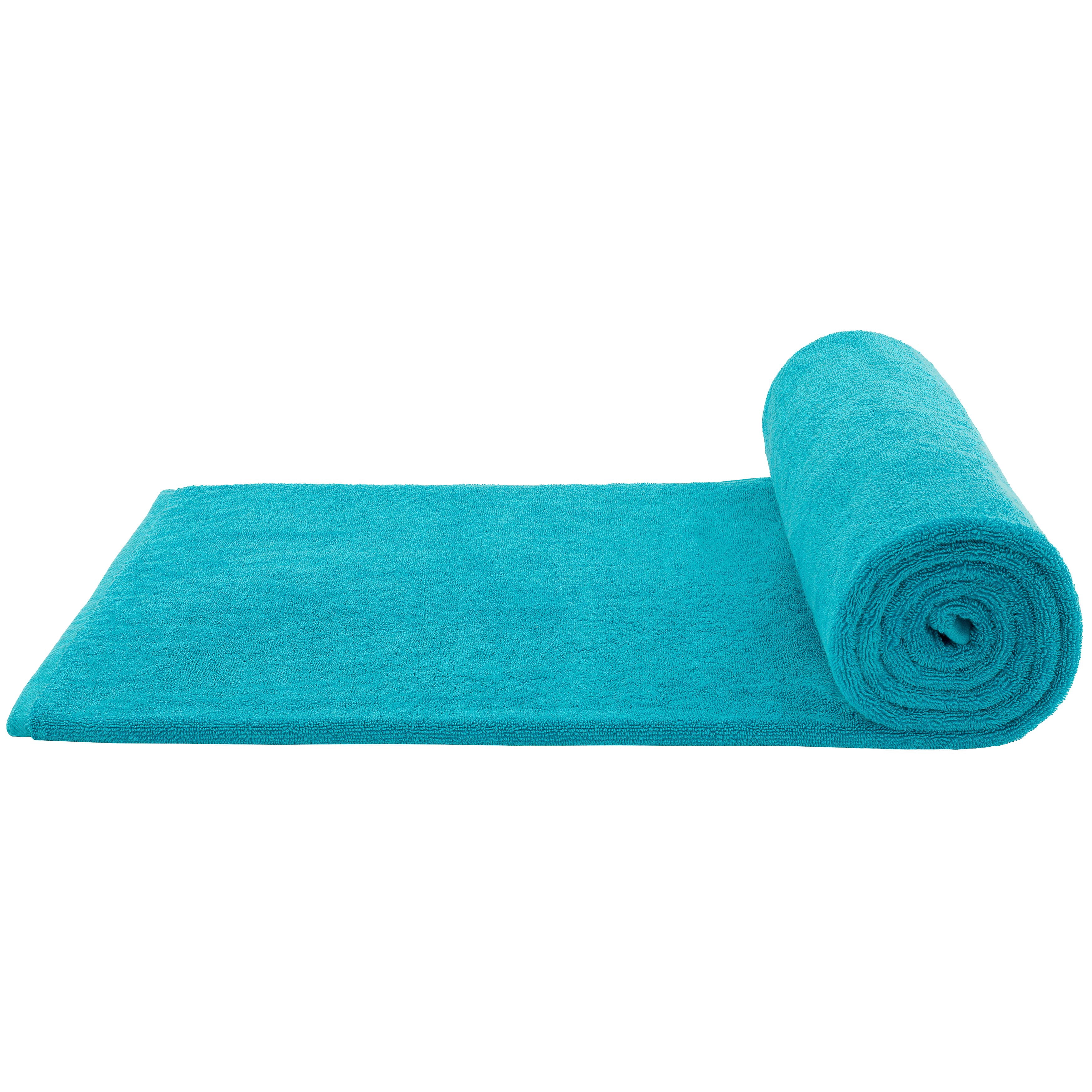 Cotton Paradise 100% Cotton 40"X80" Bath Sheet, Soft Absorbent Quick Dry Extra Large Bath Towels for Bathroom, Aqua Blue