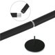 thumbnail image 2 of Luz De Pie Lámpara De Pie Ajustable De 84 Led Lámpara De Pie Moderna Negra Speravity HA025192-01, 2 of 6