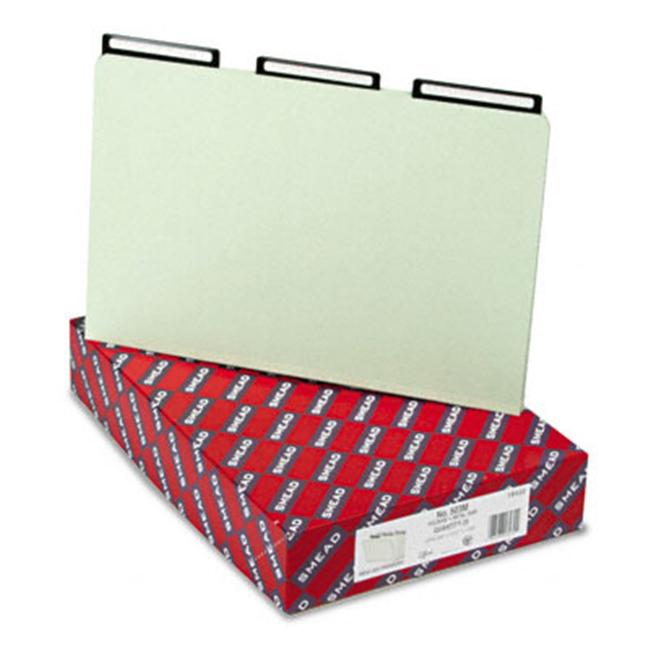 Smead 18430 Pressboard Metal Tab Folders 1 in.Expansion 1/3 Cut Top Tab